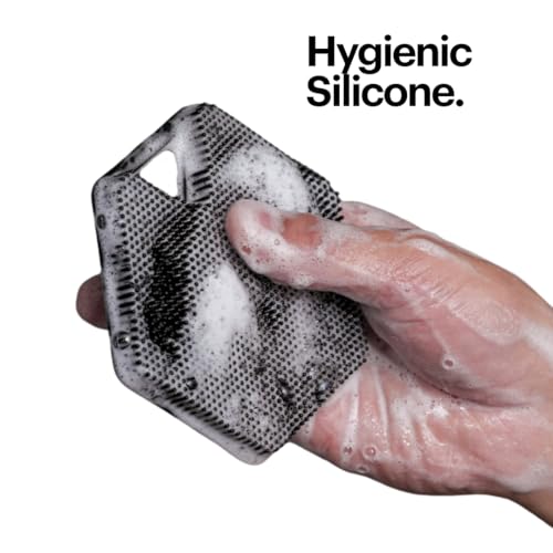 Image of Body Scrubber 2.0 - Robin - Premium Silicone Body Exfoliator for Men, Deep Clean, Hygienic, Fast Drying, Durable Shower Grooming Tool