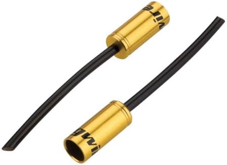 Jagwire BOT051OJ Nosed End Cap, 0.18 inches (4.5 mm), Gold, 50 pcs