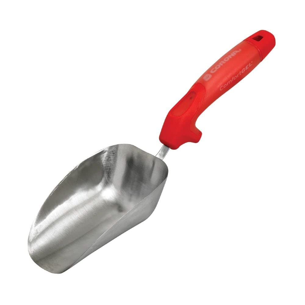Corona Tools CT 3364 Premium ComfortGEL Stainless Steel Scoop, red
