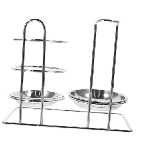 SMASOLO ステンレス製スプーンホルダー 軽量耐久 キッチン用多機能おたま置き 食卓装飾兼用 家 レストラン対応