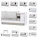 Lit bébé évolutif/combiné MiniMax 3en1 Lorelli Ambre (le lit bébé se transforme en: bureau, armoire, lit d’adolescent) Lorelli