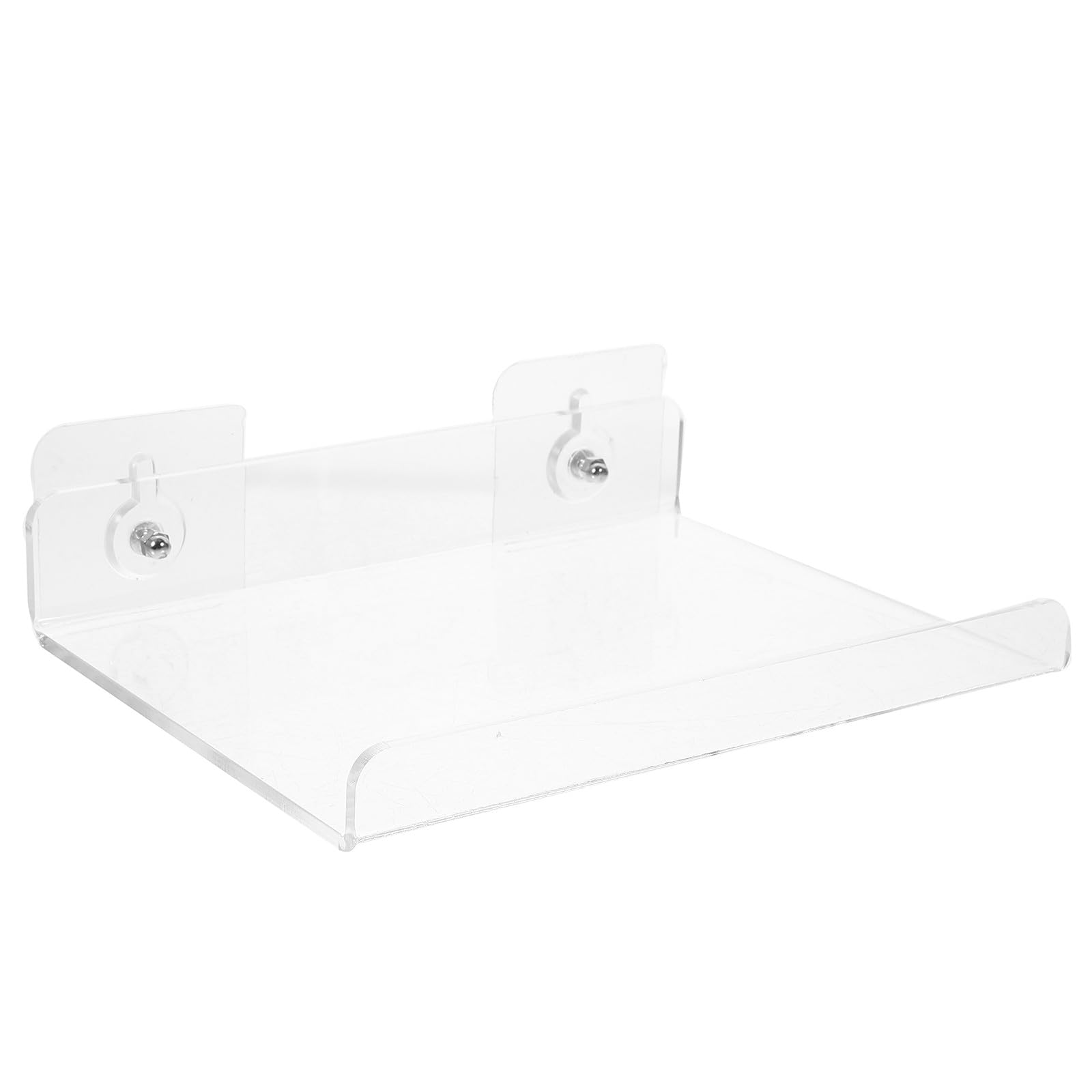 Estante de pared sin taladro acrílico transparente baño flotante