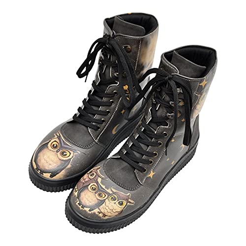 DOGO Femme Future Mid Calf Boot : bottes mi-mollet au design imprimé original