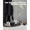 Electric Kettle, Gooseneck Kettle with Auto Shut Off, 0.8L Small Eletric Tea Kettle, Precise Spout Designed for Coffee Tea, 1000W Quick Heat Up, Stainless Steel, Matte Black