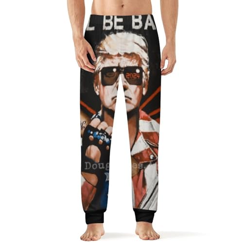 Trump Men's Pajama Sleepwear Lounge Home Pajamas Trump Christmas Pajama