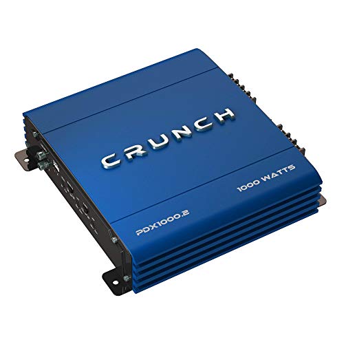 Crunch PDX-1000.2 PowerDriveX 1000 Watt 2 Channel Exclusive Blue A/B Car Stereo Amplifier
