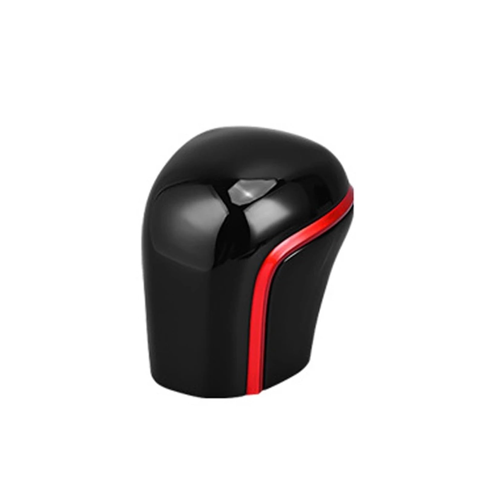DWTNMEX Gear Shift Knob for Toyota for Allion for CHR for IZOA 2020-2025 Carbon Fiber Car Gear Shift Knob Cover Lever Stick Head Accessories Trim(Red Bright Black)