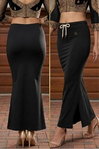 Image of Women's Saree Shapewear - Slim Fit Stretchable Petticoat for Sarees | Comfortable Waistband | Body Shaping Underskirt