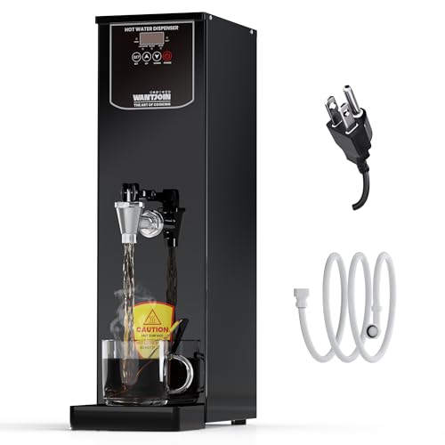 Image of WantJoin Commercial Hot Water Dispenser - 35L(9.2 GAL) /Hour Water Boiler Step-Heating Electric Countertop Water Dispenser Automatic Temperature Control Max 212F for Boba Tea Coffee Shop Office