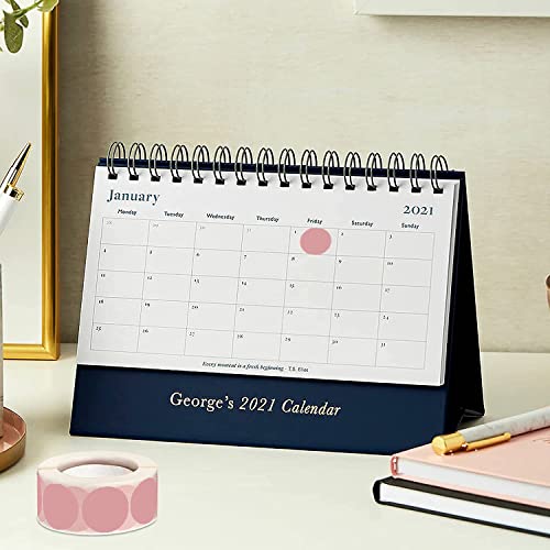 Shygo® 1“ Pink Circle Dot Stickers Color Coding Labels, 1000Pcs 2 Rolls #TOP3