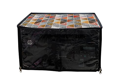 Image of Presents PVC Dustproof Waterproof Printer Cover with Zipper for HP Laser Jet Pro MFP M126nw Printer (Brown Nw)