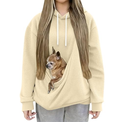 Sweat à capuche poche kangourou pour animal : libérez vos mains !