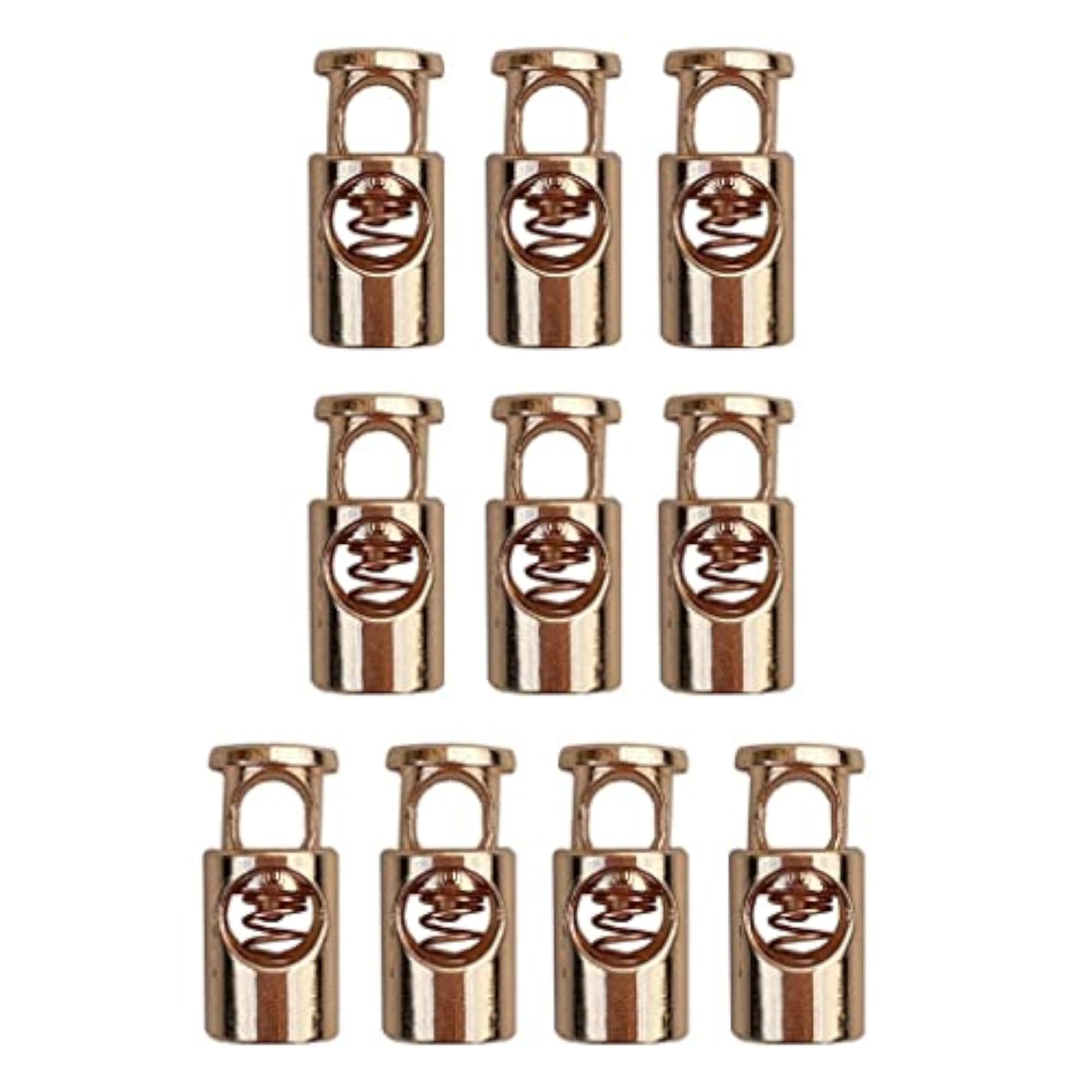 4x10pcs Zinc Alloy Barrel Shock End Lock Cord Toggle Stoppers