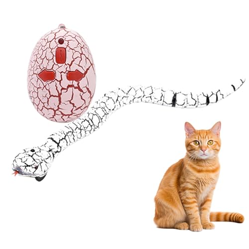 Juguete para Gatos con Forma de Serpiente, Juguetes para Gatos, Serpiente interactiva | Juguete de simulación de Serpiente y Gato, simulación USB de Juego Teaser para Perros y Gatos pequeños