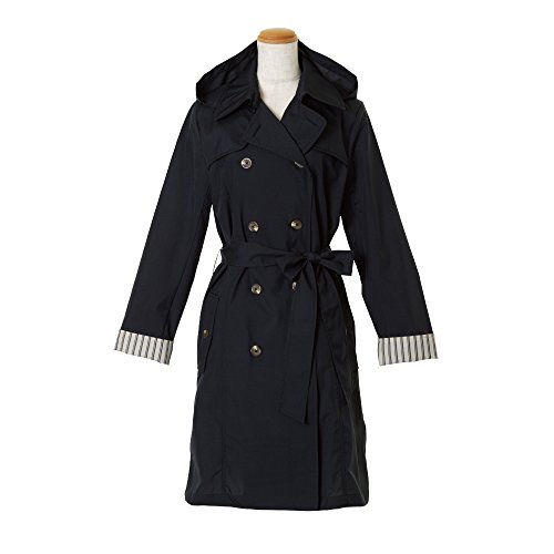 ビコーズ トレンチコート 全3色 レインコート ブラック フリーサイズ BE-76001