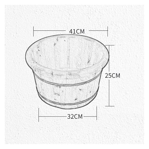 Bañera de madera para pies con tapa, spa en casa miniatura 2