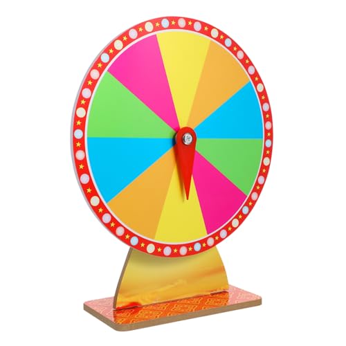 Cabilock Desktop Roulette Wheel Dry Erase Spinning Wheel for Parties Carnival Events and Games Portable Prize Wheel for Fun and Interactive Experiences