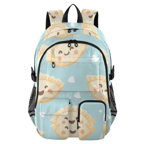 Mochila de viaje de dibujos animados para campus universitario y trayectos urbanos diarios en color blanco