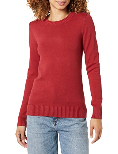Image of Amazon Essentials Women's Lightweight Soft Crewneck Sweater, 100% Cotton, Plus