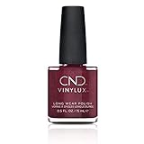 CND Vinylux Longwear Red Nail Polish, Gel-like Shine & Chip Resistant Color, Crimson Sash #174, 0.5 Fl Oz