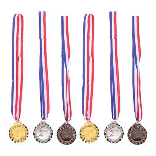 Medallas de Oro Plata y Bronce con cinta resistentes para eventos escolares
