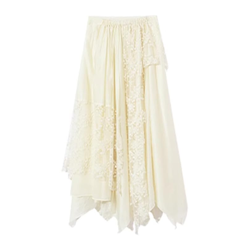 Heavy Embroidered ​​Skirt for Women in Spring Design Irregular Skirt4