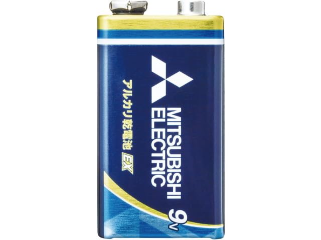 Amazon | 三菱 アルカリ乾電池EX アルカリ電池 9V 角型 6LR61EXR/1S