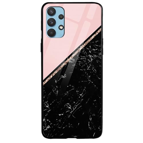 Image of COLORflow Back Cover Compatible with Samsung Galaxy A53 5G | Black Marble Pink | Shockproof TPU Bumper Cover with Camera Protection Back Cover