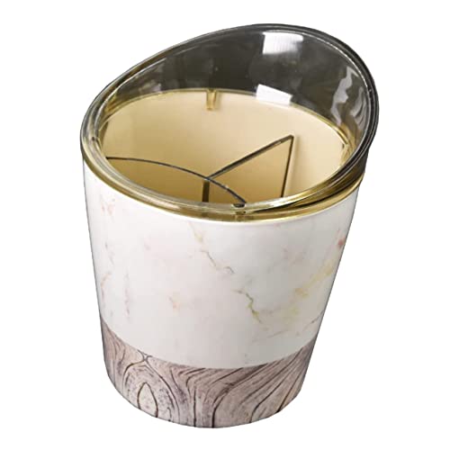 HOLIDYOYO Elegant Kitchen Tool Crock Silverware Organizer Multi-grid Tableware Basket Plastic Chopstick Holder