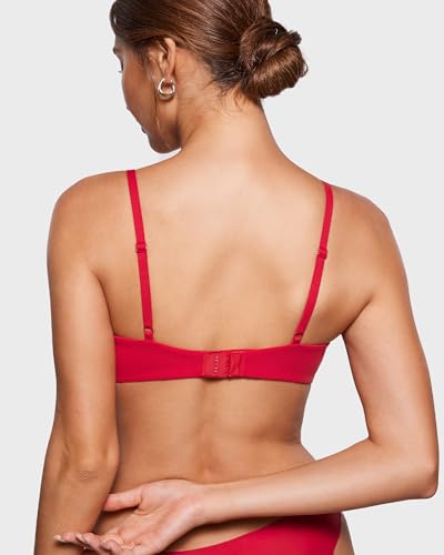 Image of INLYRIC Women's Unlined Balconette Bra Demi Underwire