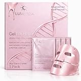 5 Pack Salmon DNA Collagen Mask 99% PDRN Anti-Aging Gel Mask | Overnight Firming & Hydrating Face Mask for Elasticity & Glow | Korean Skincare with Niacinamide, Peptides & Hydrolyzed Collagen