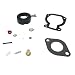 398453 Carburetor Carb Repair Rebuild Kit with Float Fits Johnson Evinrude BRP Outboard 4HP 4.5HP 5HP 6HP 7.5HP 8HP 9.9HP 15HP Replace 398453 391305 398452 439072 391937