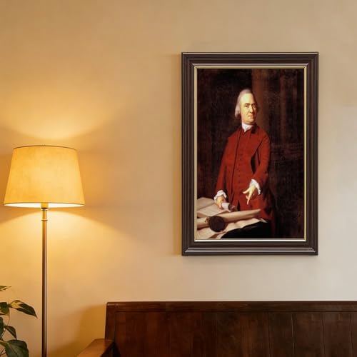 Impression sur toile Samuel Adams John Singleton, tableau déco murale avec cadre - 4