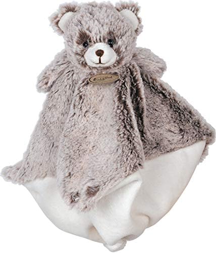 Babynat Peluches Et Doudous Les Flocons Doudou Semi Plat Ours Nounours Brun Chine Blanc Et Blanc 5 Noeuds Peluche Bebe 22 X 22 Cm Amazon Co Uk Toys Games