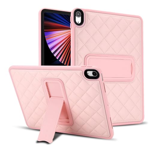 Étui iPad Pro 11 M4 2024 rose anti-chocs en cuir rigide à support