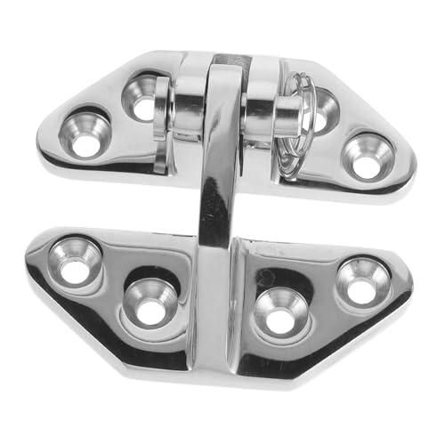 BESPORTBLE Stainless Steel Heavy Duty Hinge for Boat Applications Smooth Operation Easy Installation Durable Hatch Door Hinge for Cabinet Deck Use
