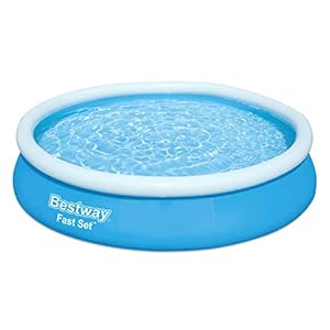 Bestway Fast Set opzetzwembad zonder pomp Ø 366 x 76 cm, blauw, rond