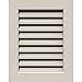Ekena Millwork GVWVE32X1801SFPWR Vertical Gable Vent, 32"W x 18"H (37"W x 23"H Frame Size), Primed