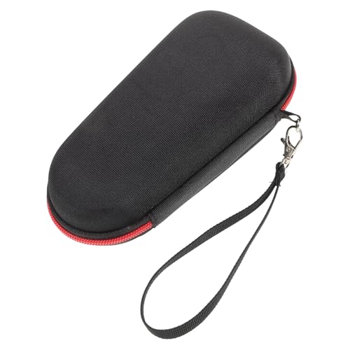 MUSISALY Estuche de Viaje para Afeitadora Eléctrica y Recortadora, Bolsa Organizadora Espacio para Herramientas de Aseo Personal, Color Rojo