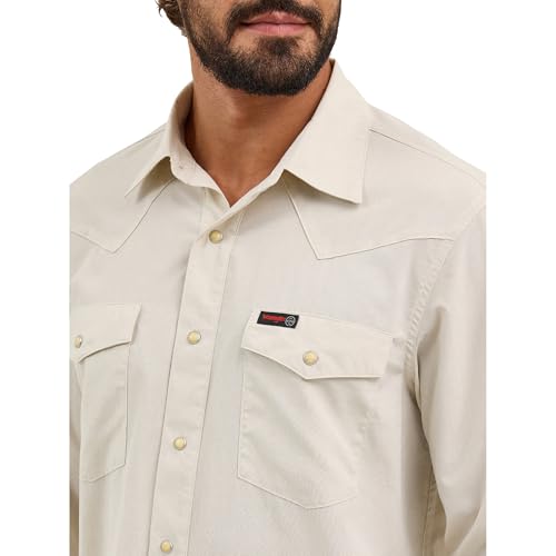 Wrangler Men's Short Sleeve ATG Drover Utility Shirt 112360557 (US, Alpha, X-Large, Regular, Regular, Pelican)3