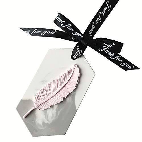 HengKe 2 peças de molde de plumas, molde de silicone rosa, molde de silicone para artesanato, molde