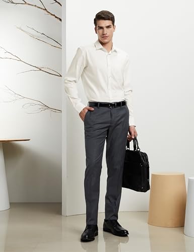 Image of Symbol Premium Men's Wrinkle-Resistant Regular Fit Cotton Formal Shirt