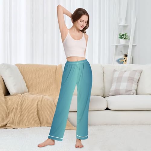 Pantalon de pyjama décontracté vert pour vos soirées cocooning