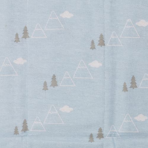 Image of Luvable Friends Unisex Baby Cotton Flannel Burp Cloths, Wild Free, One Size (Pack of 2)