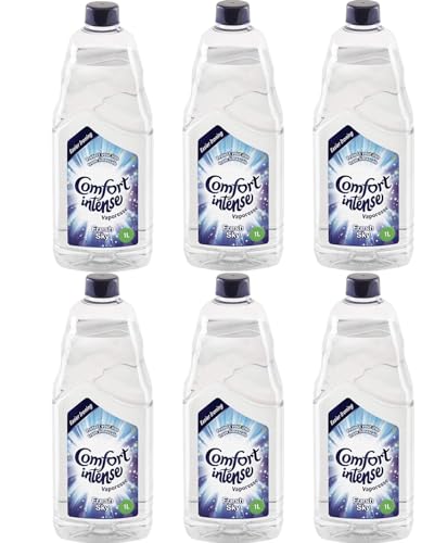 Comfort 6x Ironing Water 1L Original/Blue Fresh Scent Fabric Liquid 3 Pack of 1