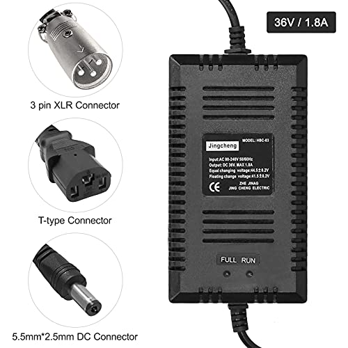 Carregador elétrico de scooter para bicicleta elétrica carregador de bateria B 36V