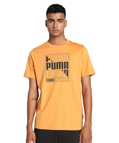 Image of Puma Men's Graphic Print Regular Fit T-Shirt