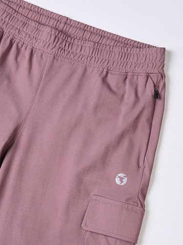 Image of Women's Polyester Regular Fit 4 Pocket Solid Cargo with SPF50+, 2 Way Stretch, UV Protection for Activewear, Regular Use