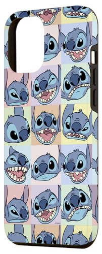 Coque iPhone 12 Pro Max Stitch antichoc avec bords surélevés Disney