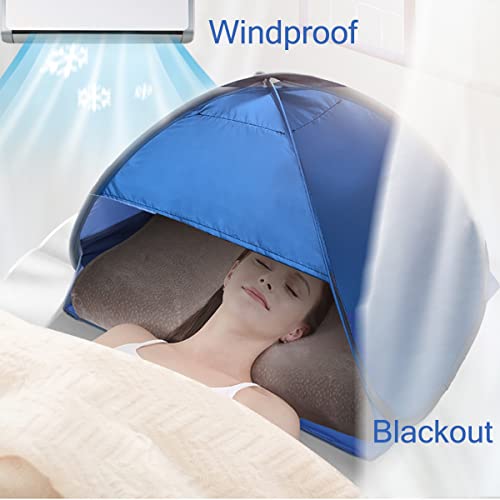 Mini Kopfzelt,Kopfstütze Zelt,Automatisches Sofortzelt, Strand Sonnenbaden Winddicht Sand Proof Sonnenschutz Tragbare Kopfstütze Zelt mit Aufbewahrungstasche zum Wandern